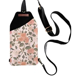 Kalankit Floral Printed Leather Sling Bag-11