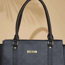 FARGO Printed PU Structured Handheld Bag image 4