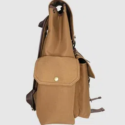 Frokht Unisex Canvas Solid Backpack image 3