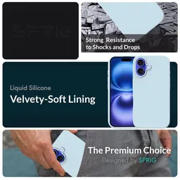 SPRIG Solid Printed iPhone 16 Plus Bumper Case Mobile Accessories image 2