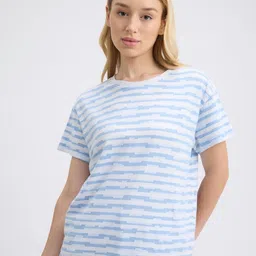 Pepe Jeans Women Striped Pure Cotton T-shirt-image-17