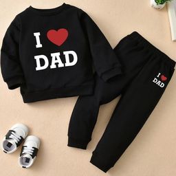 ACTLIVE Boys Black Cotton Blend Clothing Set-image-84