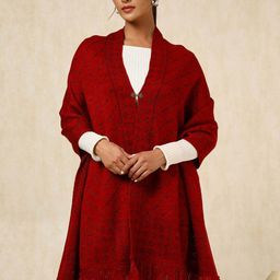 Soch Women Ethnic Motifs Woven Design Shawl-image-69
