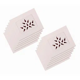 VAMA Set Of 12 Velvet Tear Sticker Kumkum Bindi - Dark Maroon-18