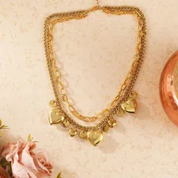 DressBerry Gold-Plated Minimal Necklace-image-18