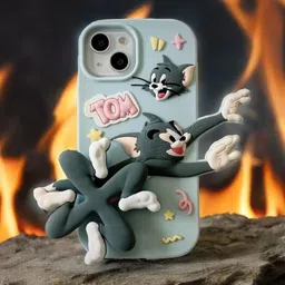 CASE CREATION Cartoon Characters Printed iPhone 15 Pro Max Bumper Case Mobile Accessories-49