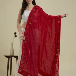Dupatta Bazaar Embroidered Dupatta-picture-17