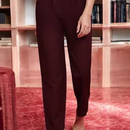 Kryptic Pack Of 2 Pure Cotton Mid-Rise Lounge Pants-image-6