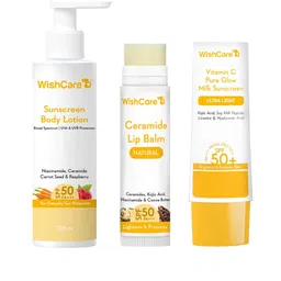 WishCare SPF50 Niacinamide Body Sunscreen 200ml + Lip Balm 5g + Ultralight Sunscreen 50ml-38