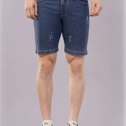 NIVASU Men Washed Denim Denim Shorts-picture-45