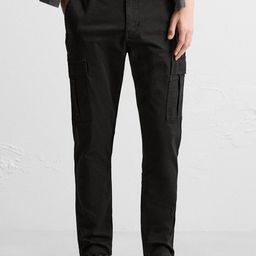 MISCHIEF MONKEY Men Cotton Relaxed Straight Leg Cargos Trousers-image-29