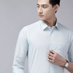 Arrow Manhattan Slim Fit Vertical Striped Pure Cotton Formal Shirt-picture-18
