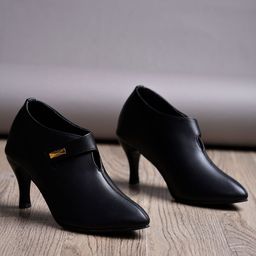 Shoetopia GirlsPointed Toe Stiletto Pumps with Buckles-29