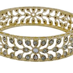 Anouk Set Of 2 Gold-Plated Cubic Zirconia-Studded Bangles image 4