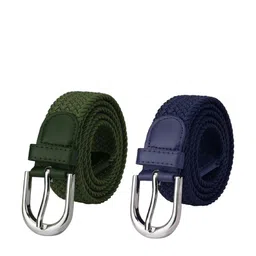 Niddleman Men Pack Of 2 Braided Belt-image-89