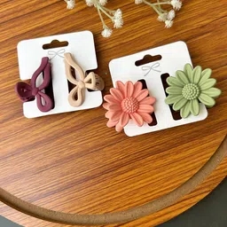 Radhya Accessories Women Set of 4 Claw Clip-87