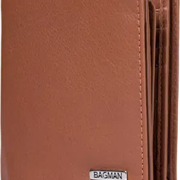 BAGMAN Men Leather Two Fold Wallet-image-9