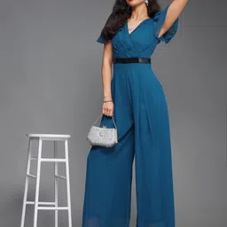 Miss Chase Basic Jumpsuit with Ruffles-image-9