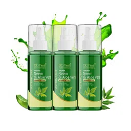 BIOFRESH Set Of 3 Neem & Aloe Vera Astringent Face Mist - 100 ml Each-10
