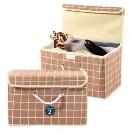 Aura Brown & White 2 Pieces Regular Drawer Organisers-37