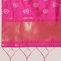 Fabcartz Printed Semi-Stitched Lehenga & Unstitched Blouse With Dupatta image 4