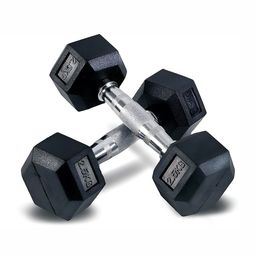 HackerX 2-Pcs Fixed Weight Dumbbells - 2.5 kg Each image 1