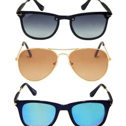 REDEX Unisex Set Of 3 Wayfarer Sunglasses SN-19-image-95