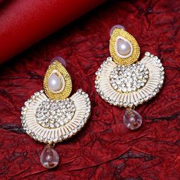 Anouk Crescent Shaped Drop Earrings-54