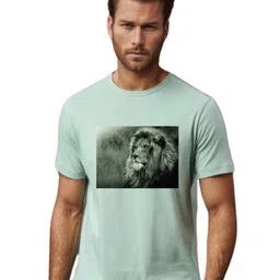 BLUEFICUS Graphic Printed Round Neck Bio Finish Slim Fit T-shirt-image-83