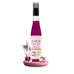 KEYOZA 100% Natural Onion Hair Oil For Stronger And Shiner Hair - 100 ml-image-77
