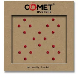 Comet Busters Beautiful Traditional Designer Bindi - Red-71