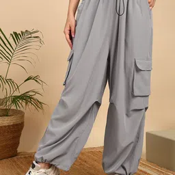Funday Fashion Women Cargos Trousers-image-20
