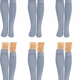 MUKHAKSH Unisex Grey Socks-image-31
