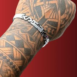 Dynamic Retail Global Silver-Plated Link Bracelet-image-5