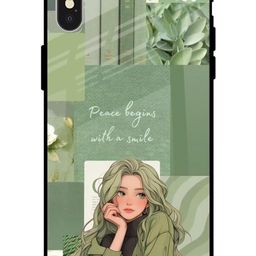 QRIOH Floral Printed iPhone X Back Case Mobile Accessories-image-68