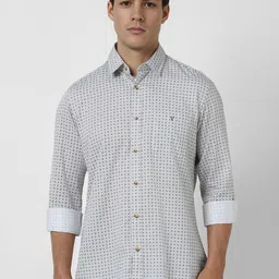 Van Heusen Sport Men Slim Fit Geometric Printed Cotton Casual Shirt-image-46