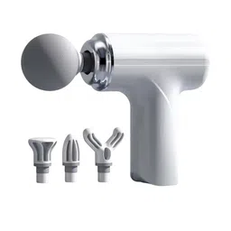 TENS Mini Rechargeable Vibration Massage Gun With 4 Attachments-24