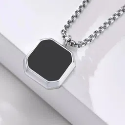 Beadzz fashion Silver-Plated Square Shaped Pendant-image-62