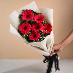 Gerberas In Rustic Love-12