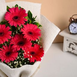 Gerberas In Rustic Love image 3
