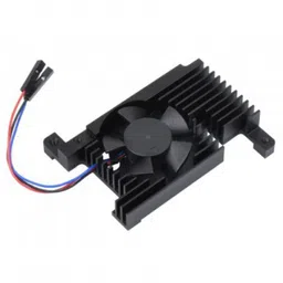 Waveshare Dedicated All-In-One Aluminum Alloy Cooling Fan For Raspberry Pi 4B, PWM Speed Adjustment, Better Cooling image 1