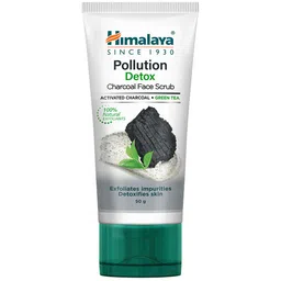 Himalaya Pollution Detox Charcoal Face Scrub with Green Tea To Exfoliate Impurities - 50g-16