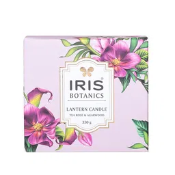 Iris Botanics Pink 4 Pieces Tea Rose & Agarwood Lantern Candles-1