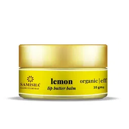 SAMISHA Glow Everyday Lemon Organic Lip Butter Balm 10g-23