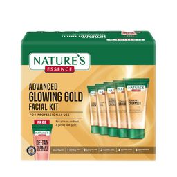 Natures Essence Advanced Glowing Gold Facial Kit - 250g + 50ml-15