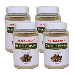 Herbal Hills Set Of 4 Gokshur Powder Tribulus Terrestris- 100 g Each-8
