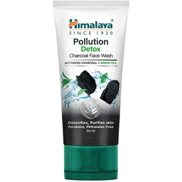 Himalaya Pollution Detox Charcoal Face Wash with Green Tea To Purify Skin - 50ml-20