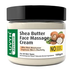 LUVYH Shea Butter Face Massage Cream - 100 g-16