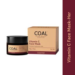 COAL CLEAN BEAUTY Brown Hyaluronic Acid & Vitamin C Face Mask-  50 gm-1
