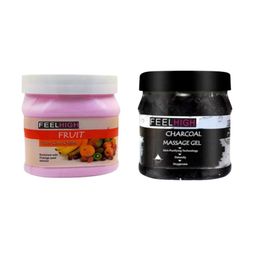 FEELHIGH Face & Body Fruit Cream & Charcoal Gel-50